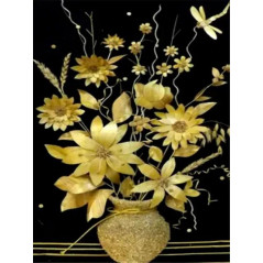Schwarze und gelbe Blüten Yasmine- Von 20,28 €