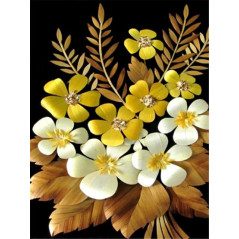 Schwarze und gelbe Blüten Inès- Von 20,28 €