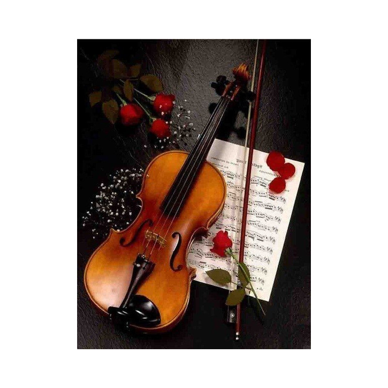 Rote Rosen Violine Musikinstrument- Von 13,08 €