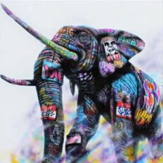 Elefanten-Graffiti- Von 21,59 €