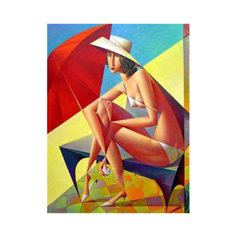 Frau am Strand Picasso Style- Von 20,28 €