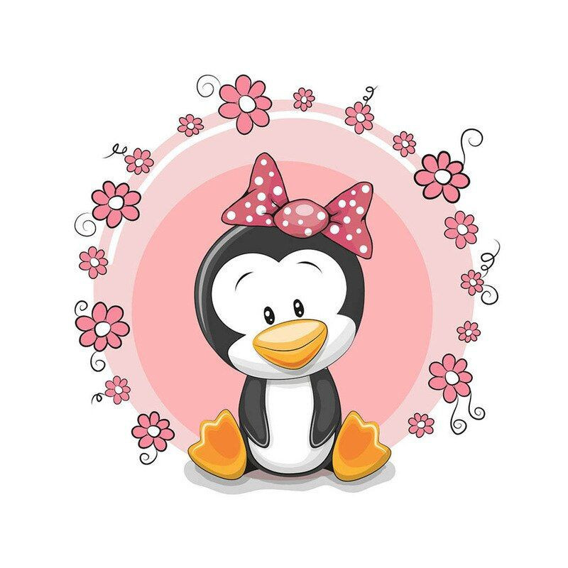 Baby Pinguin rosa Blumen- Von 14,28 €