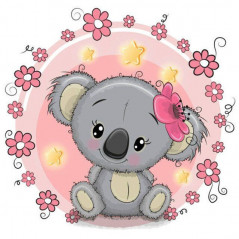 Baby Koala rosa Blumen- Von 14,28 €