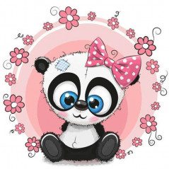 Baby Panda rosa Blumen- Von 14,28 €
