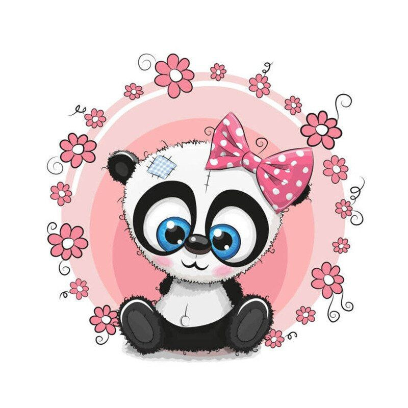 Baby Panda rosa Blumen- Von 14,28 €