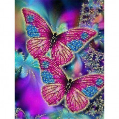 Blumen und Schmetterling 3D Farbe B- Von 16,90 €