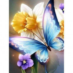 Blumen und Schmetterling 3D Farbe J- Von 16,90 €