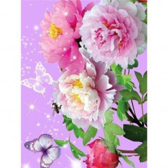 Blumen und Schmetterling 3D Farbe T.- Von 16,90 €